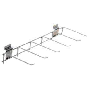 Expositor com 6 ganchos de 15cm