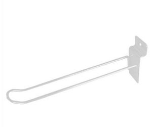 Gancho p/blister, 15cm, branco.