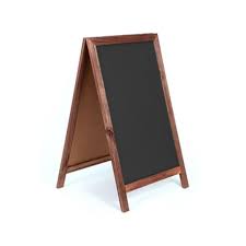 Cavalete informativo, 57x109cm.