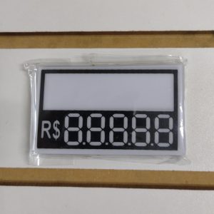 Etiquetas p/preço, pvc, varios tamanhos. Pacote c/50 unidades.