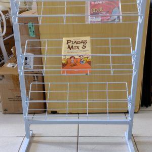 Expositor 3 niveis, p/balcão, 55x74cm, branco.