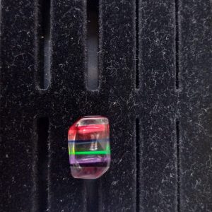 Expositor p/aneis, preto, 9,5x12cm .