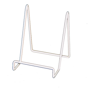 Expositor p/livro p/balcão, 9x15cm de altura na vertical, branco, SCH.