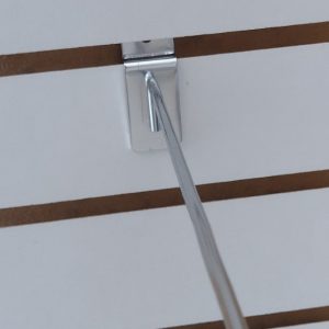 Gancho p/painel, cromado, ALF. , 10 a 30cm.