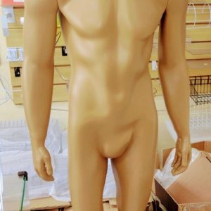 Manequim masculino, em fibra, bege, c/base.