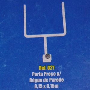 Porta preço, p/regua, 15x15cm.