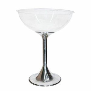 Taça Champanheira, em acrílico transparente Grande, altura 75cm , diametro 56cm .